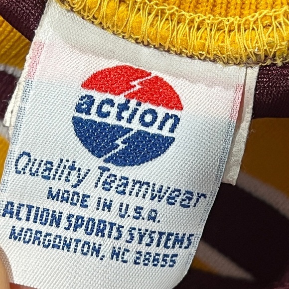 Vintage High School Basketball 1990s Warmup Sports Jersey Button Up - Picture 6 of 7